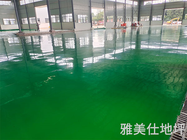 南江汽車(chē)拆解廠車(chē)間地坪漆
